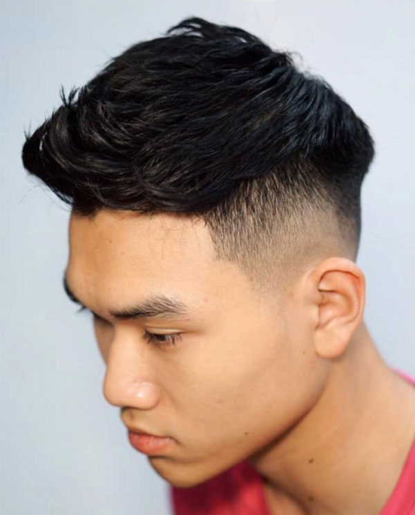 Tóc short quiff trẻ trung