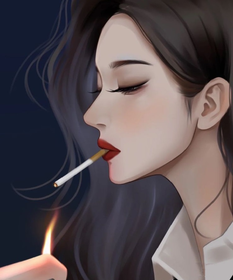 Avatar ngầu gái xinh hút thuốc  Kỷ Nguyên Làm Đẹp